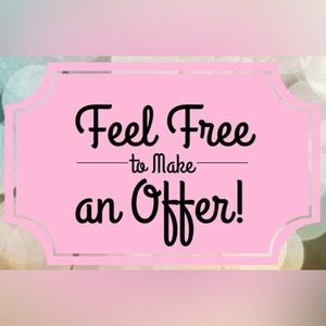 Make reasonable offers